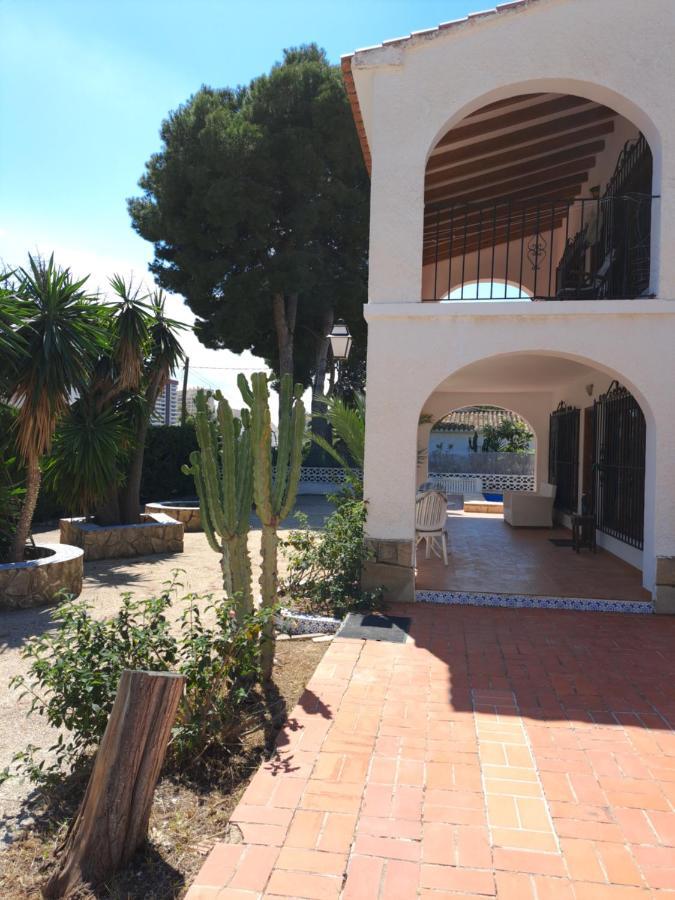 Villa Maria Apartamento 150 M Del Mar Piscina Privada Parking 卡尔佩 外观 照片